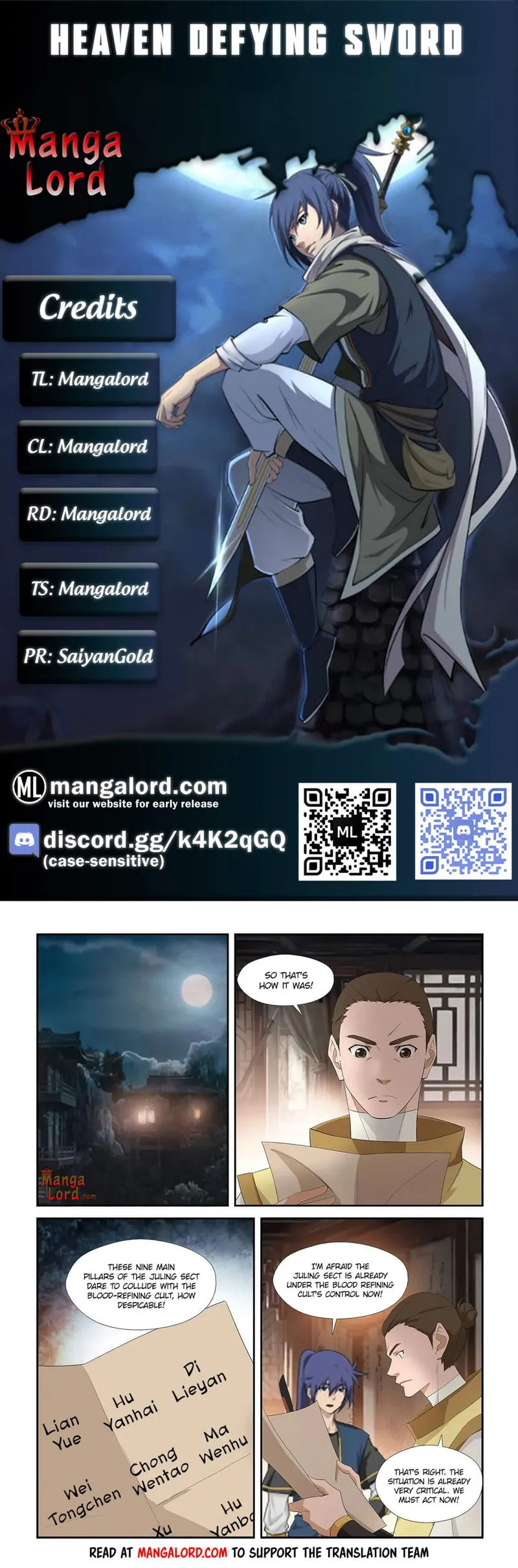 Heaven Defying Sword Chapter 272 Online - página 1