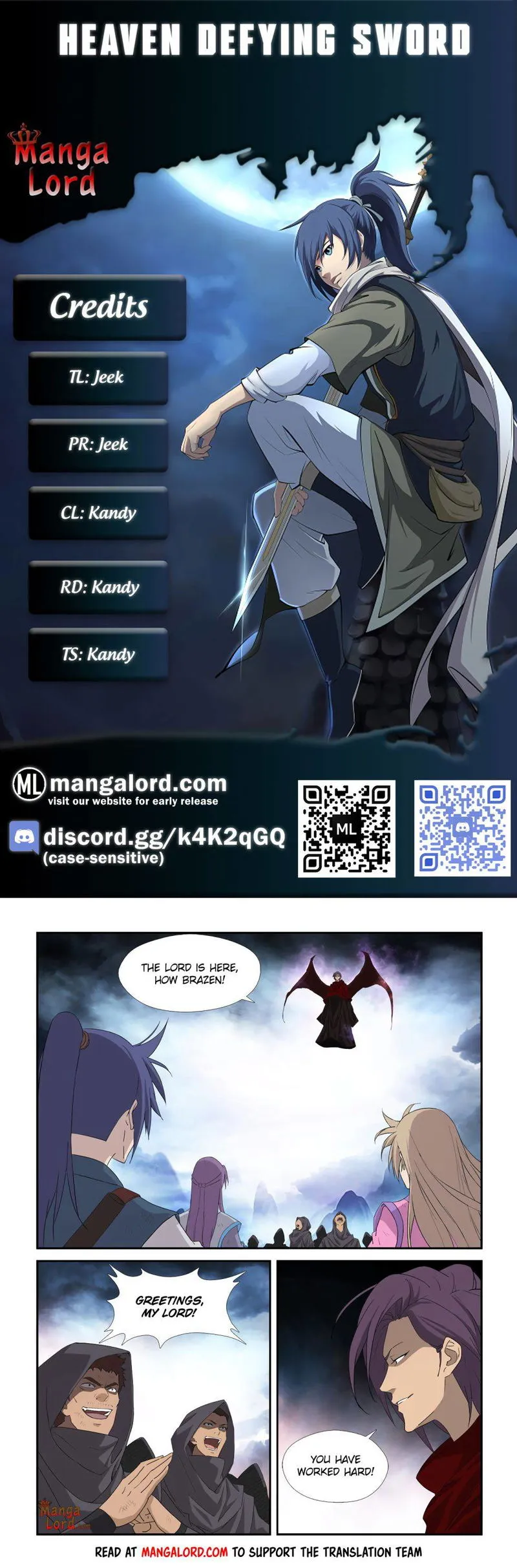 Heaven Defying Sword Chapter 277 Online - página 1
