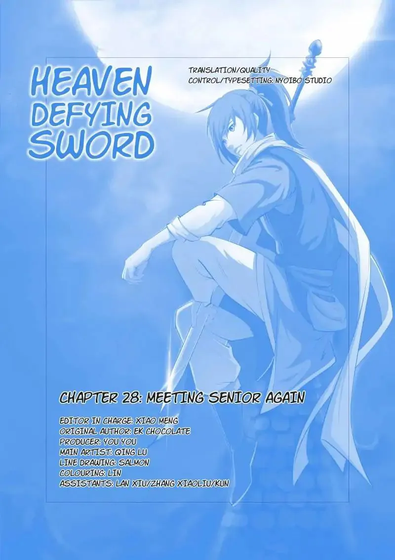 Heaven Defying Sword Chapter 28 Online - página 1