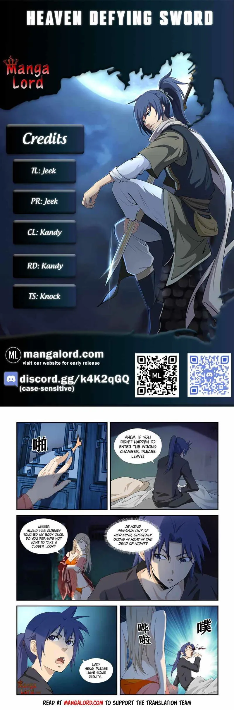 Heaven Defying Sword Chapter 282 Online - página 1