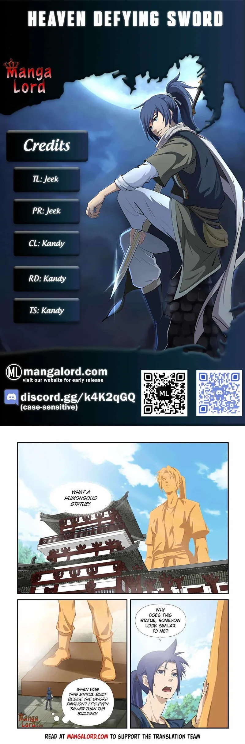 Heaven Defying Sword Chapter 284 Online - página 1