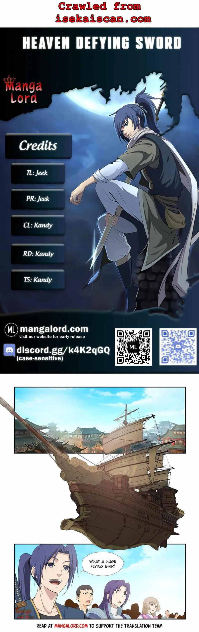 Heaven Defying Sword Chapter 289 Online - página 1