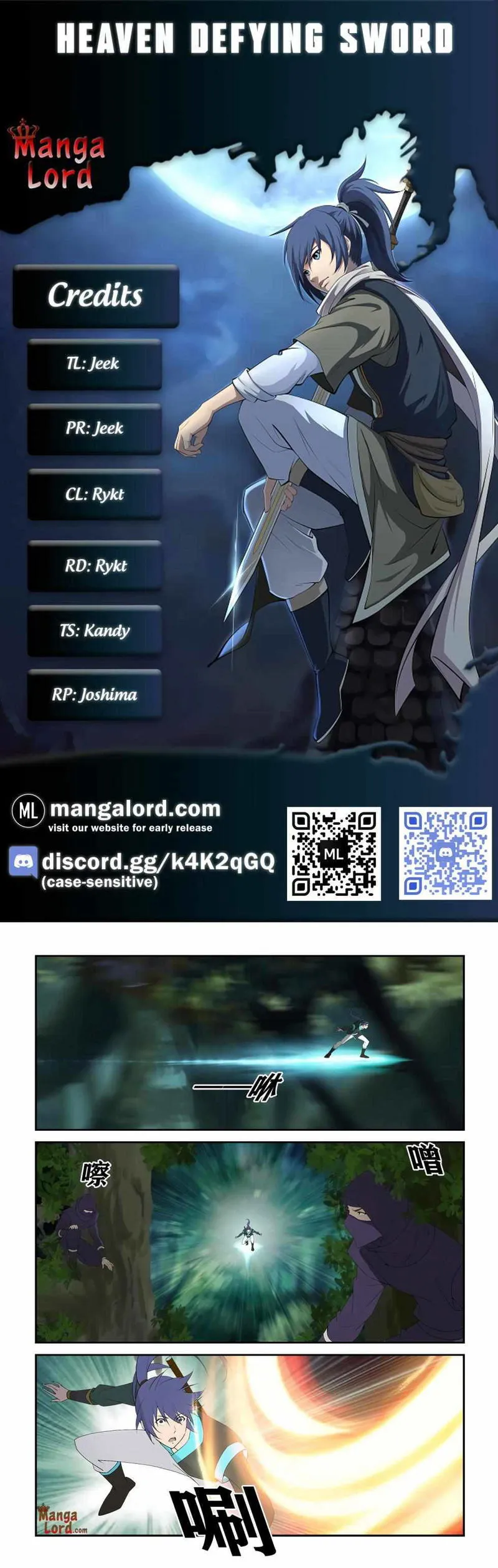 Heaven Defying Sword Chapter 297 Online - página 1