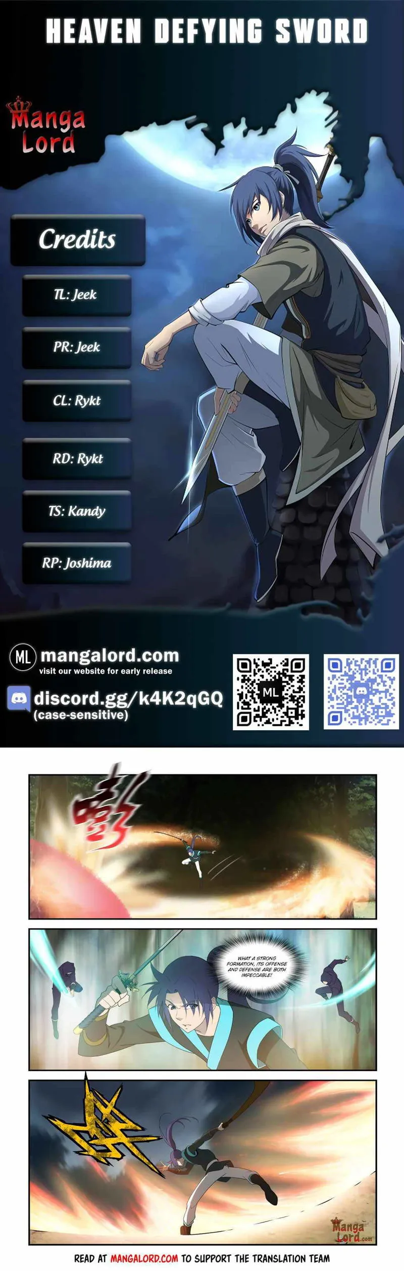 Heaven Defying Sword Chapter 298 Online - página 1