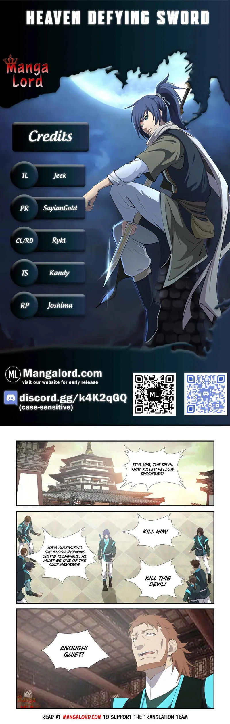 Heaven Defying Sword Chapter 307 Online - página 1