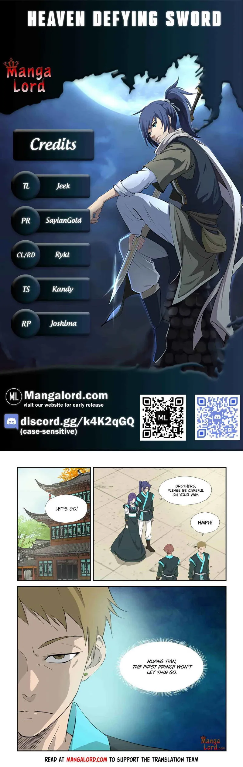 Heaven Defying Sword Chapter 310 Online - página 1