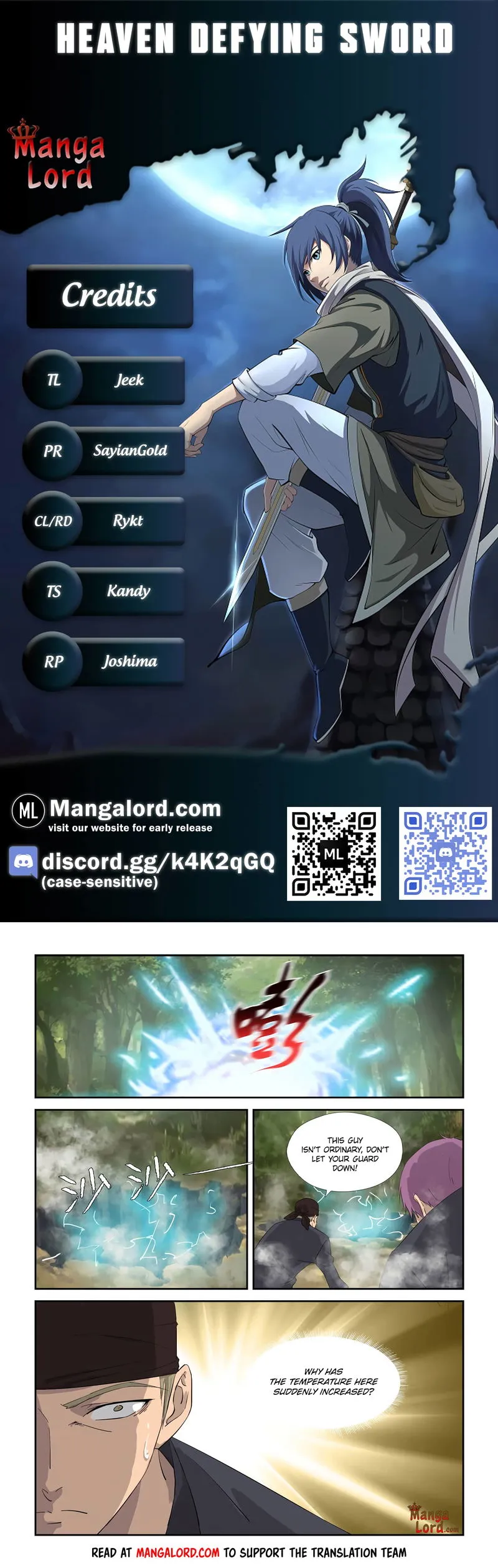 Heaven Defying Sword Chapter 313 Online - página 1