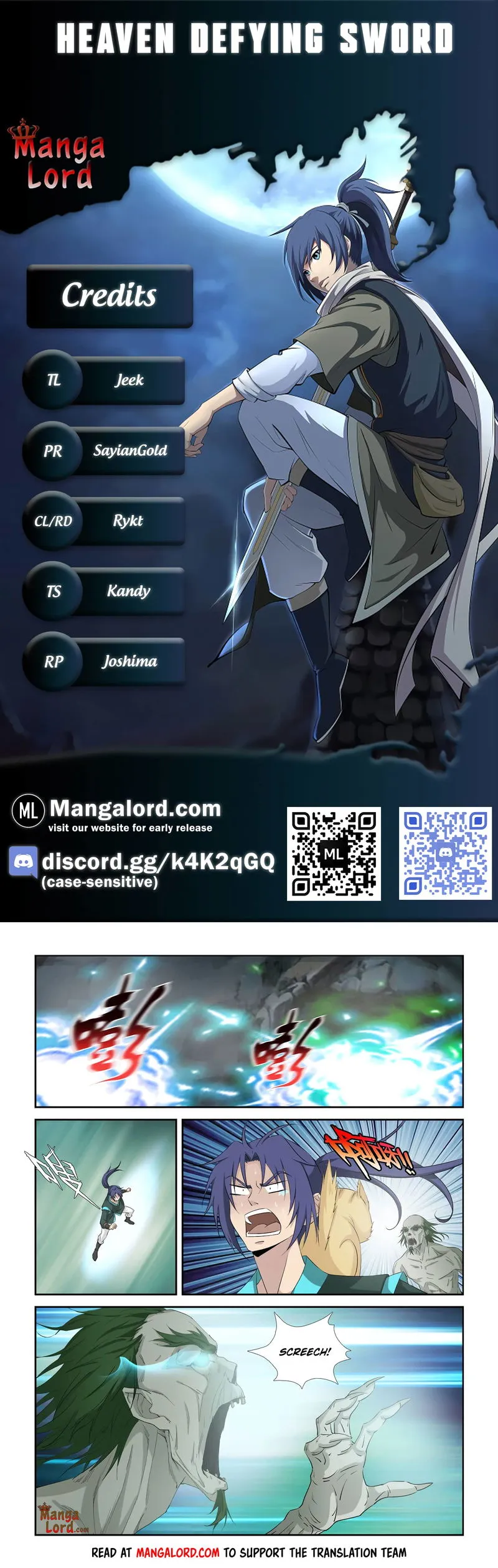 Heaven Defying Sword Chapter 315 Online - página 1