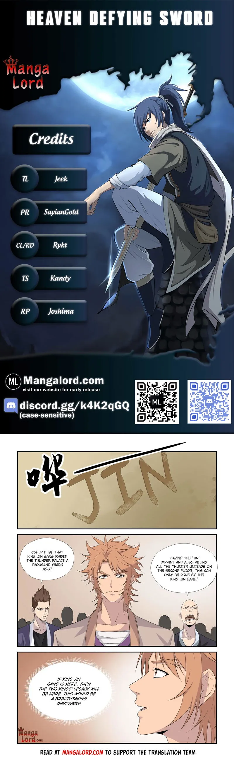 Heaven Defying Sword Chapter 321 Online - página 1