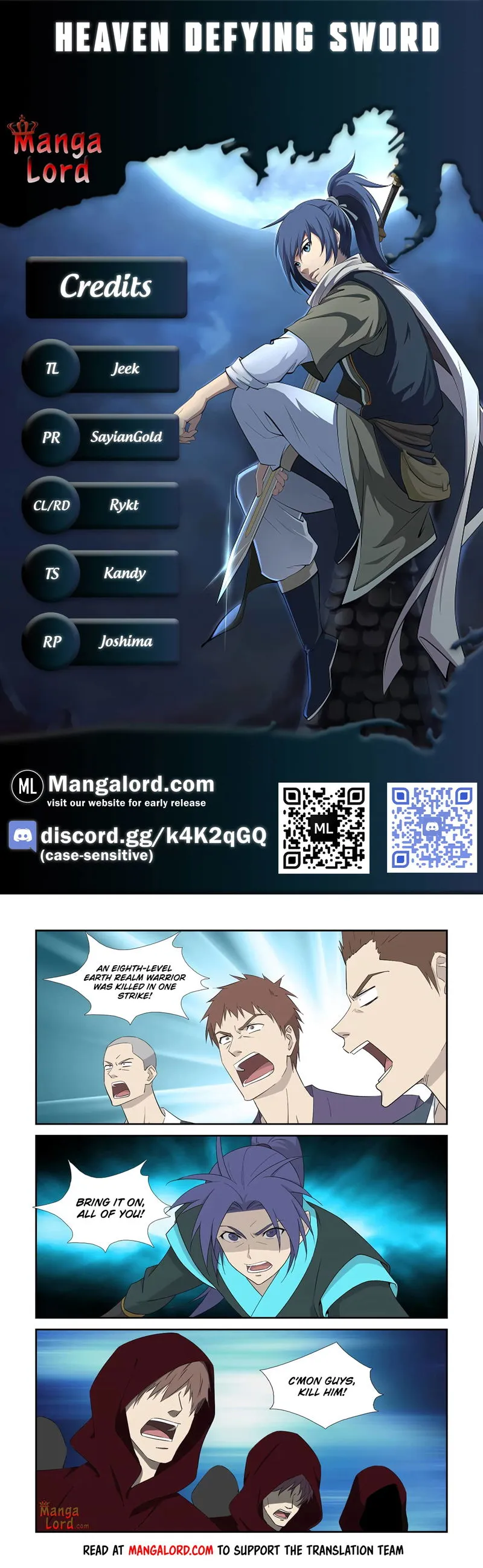 Heaven Defying Sword Chapter 323 Online - página 1