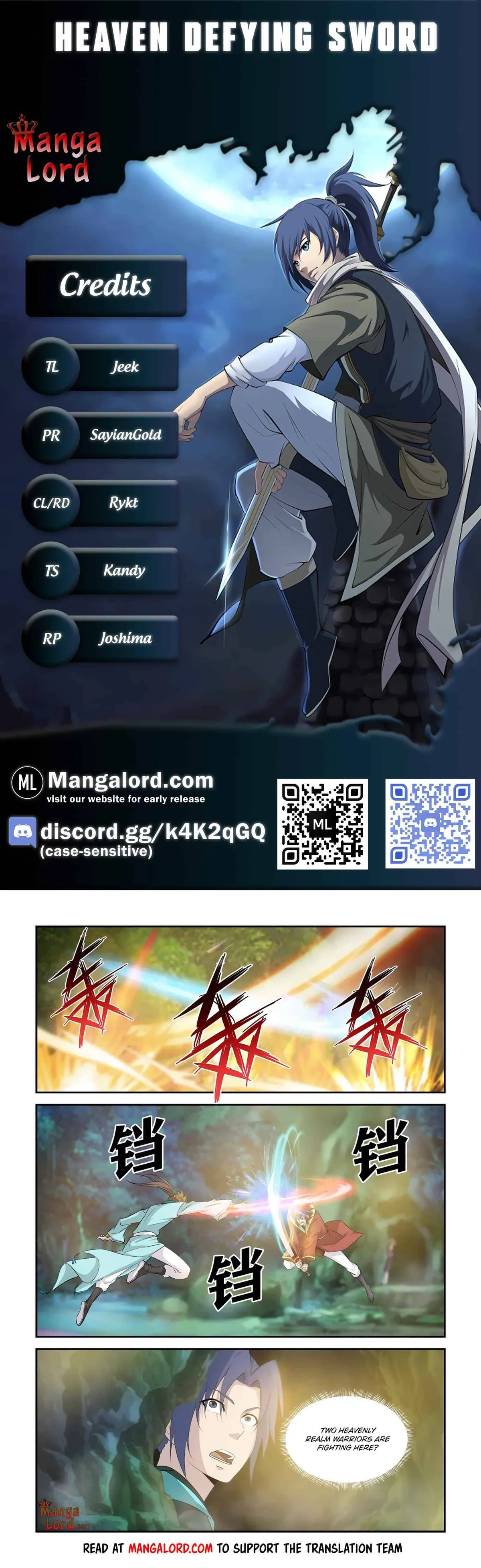 Heaven Defying Sword Chapter 331 Online - página 1
