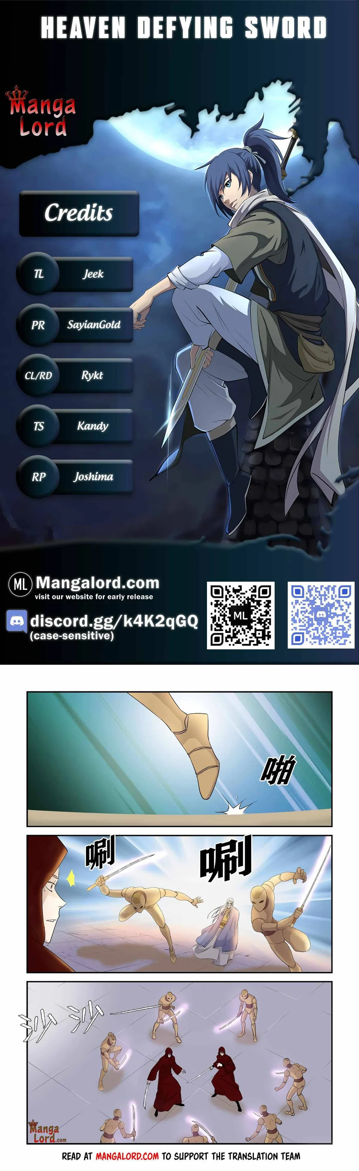Heaven Defying Sword Chapter 335 Online - página 1