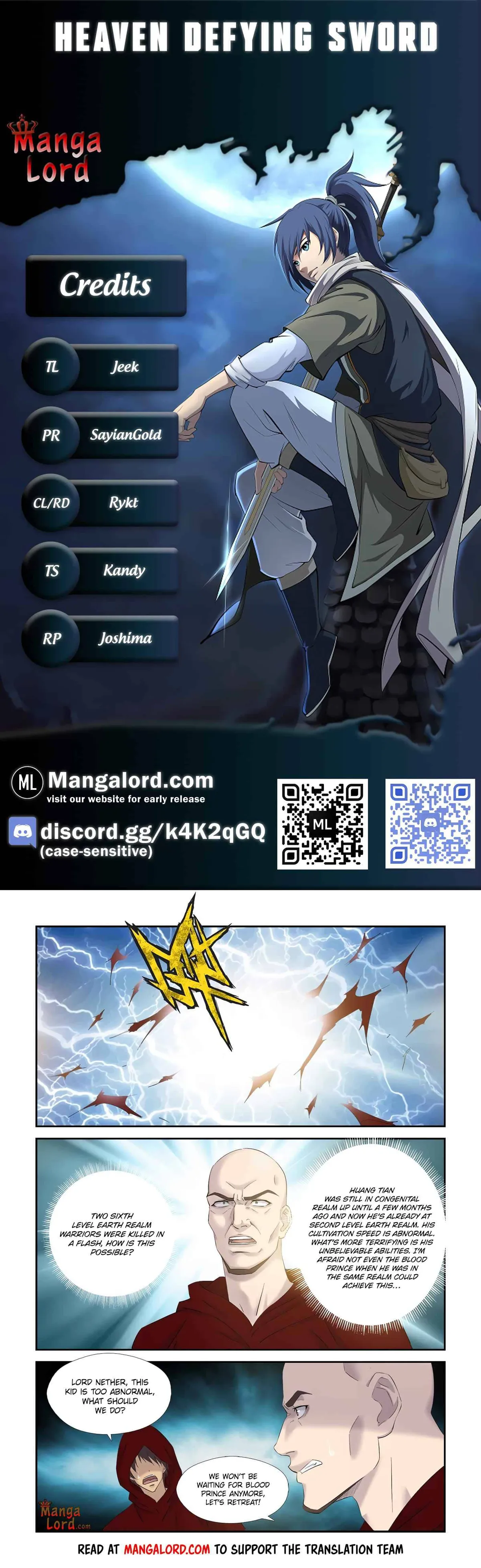 Heaven Defying Sword Chapter 338 Online - página 1