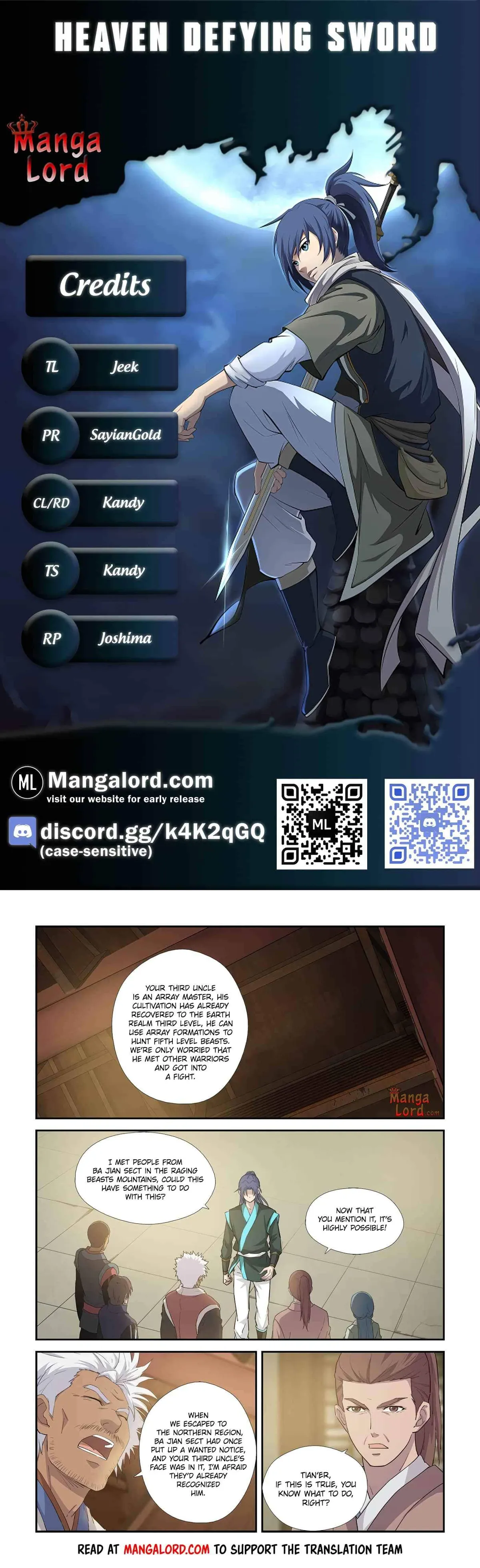 Heaven Defying Sword Chapter 343 Online - página 1