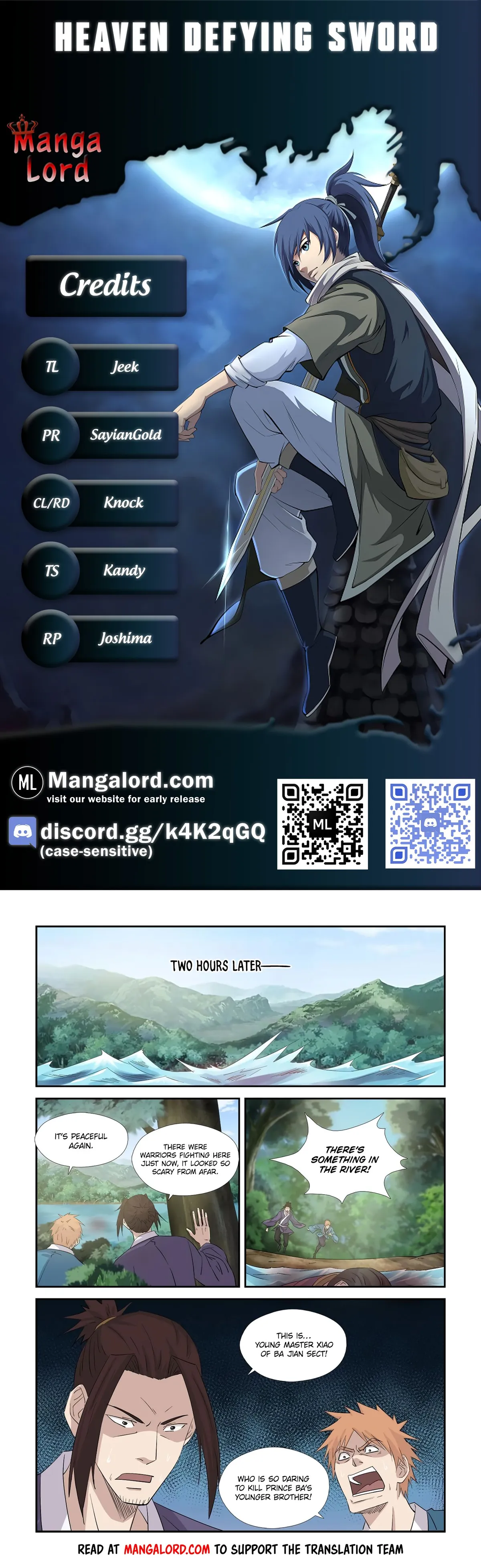 Heaven Defying Sword Chapter 350 Online - página 1