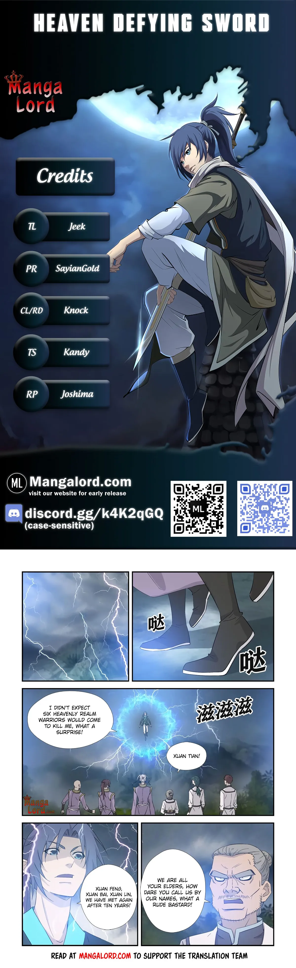 Heaven Defying Sword Chapter 353 Online - página 1