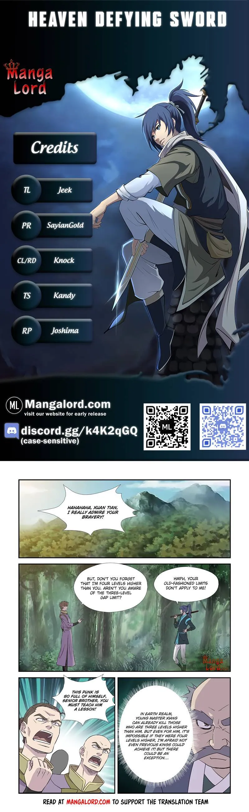 Heaven Defying Sword Chapter 358 Online - página 1