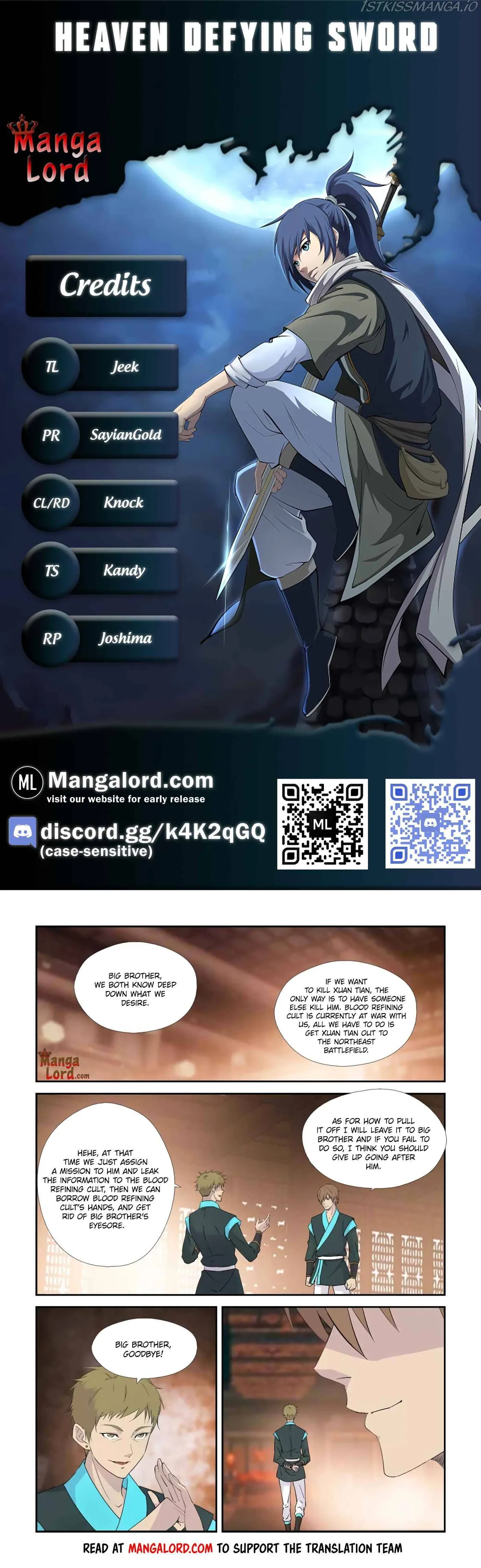 Heaven Defying Sword Chapter 372 Online - página 1