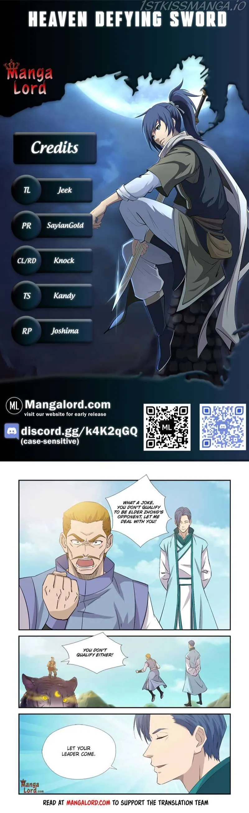 Heaven Defying Sword Chapter 375 Online - página 1