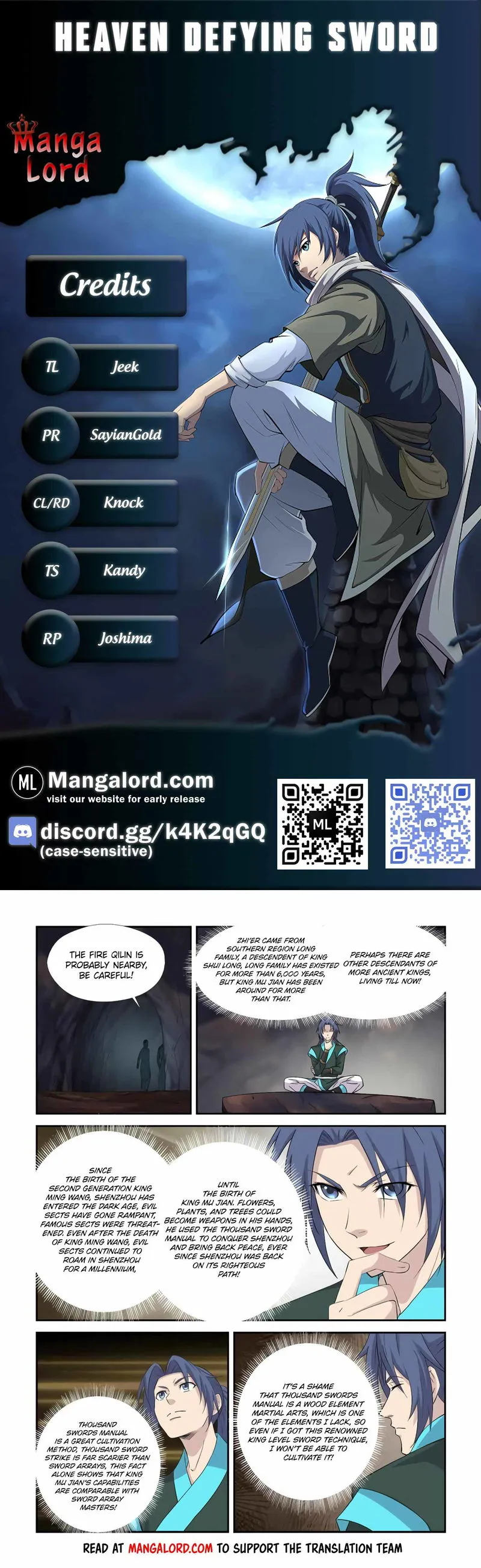 Heaven Defying Sword Chapter 387 Online - página 1