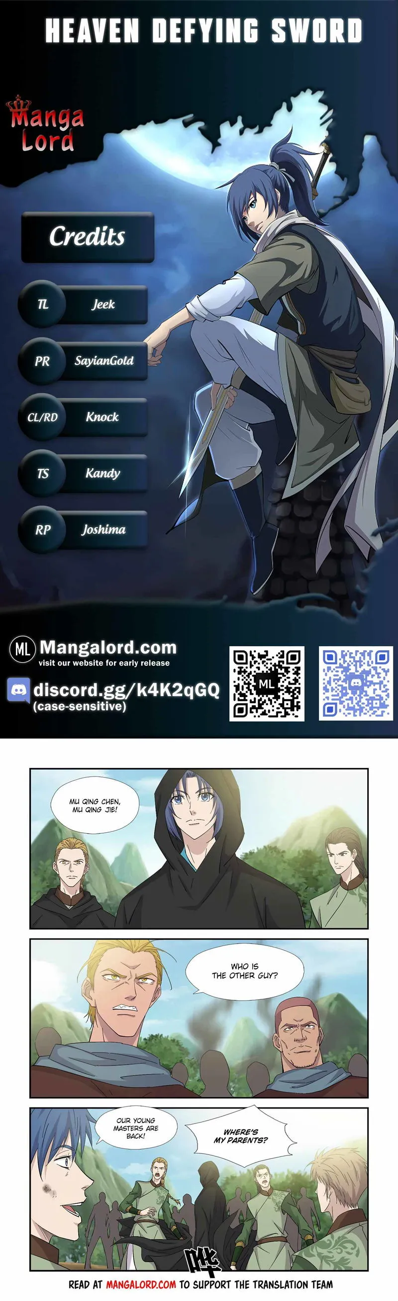 Heaven Defying Sword Chapter 388 Online - página 1