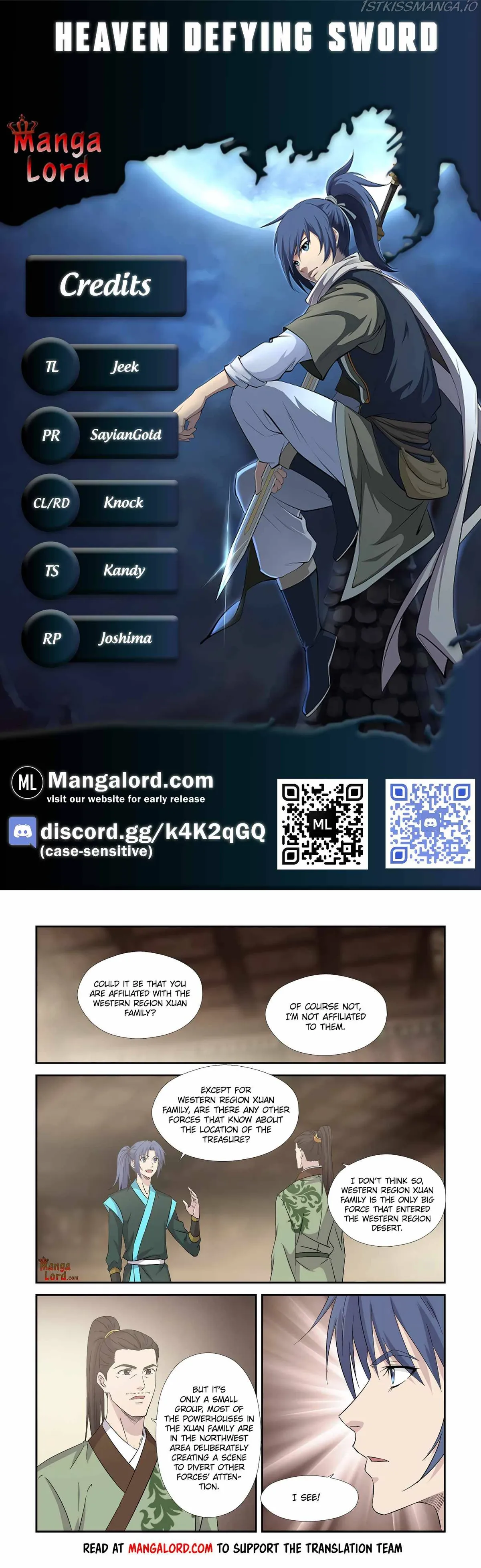 Heaven Defying Sword Chapter 392 Online - página 1
