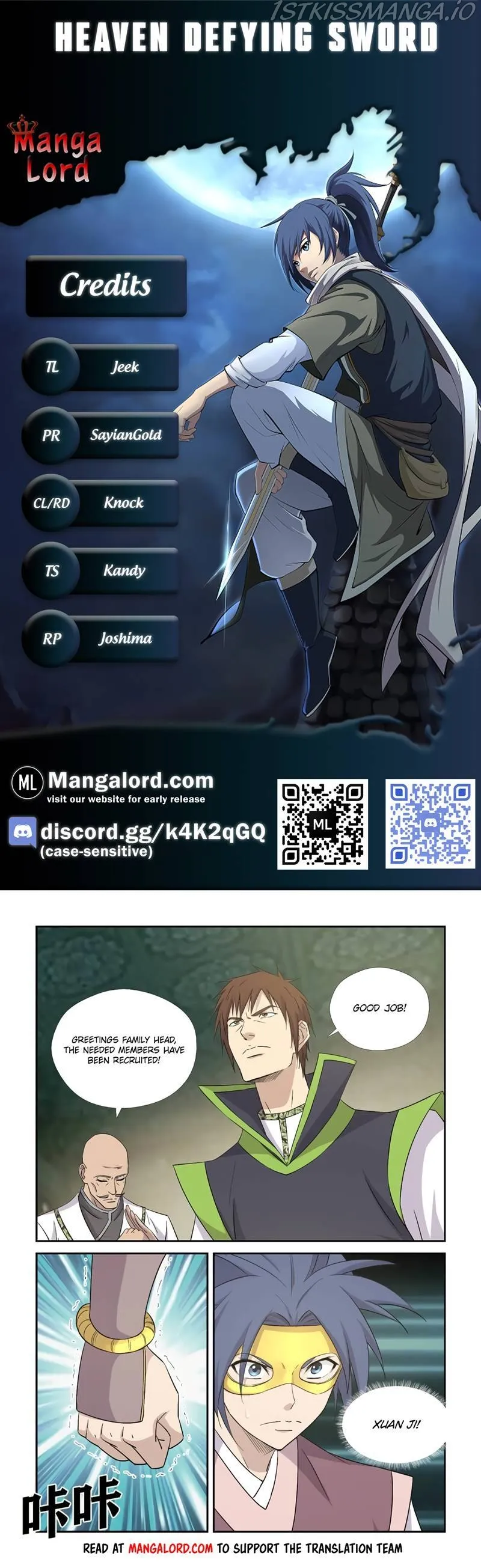 Heaven Defying Sword Chapter 396 Online - página 1