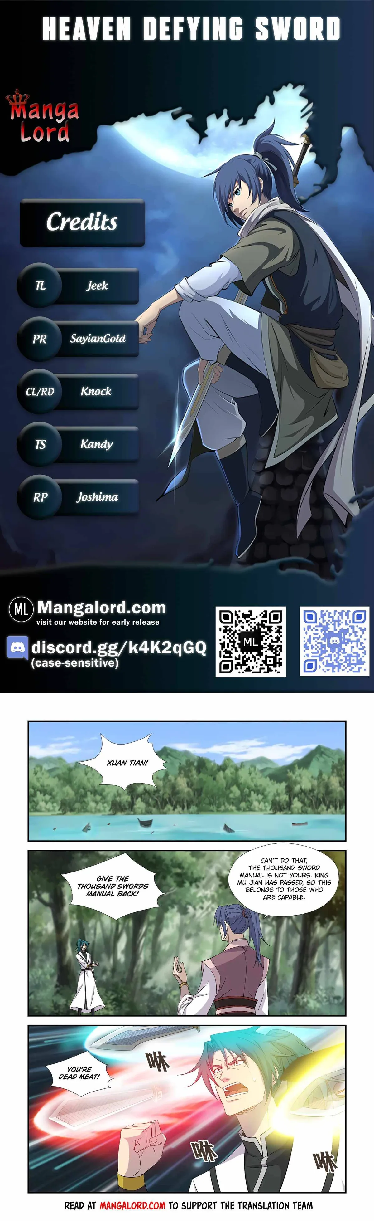 Heaven Defying Sword Chapter 400 Online - página 1