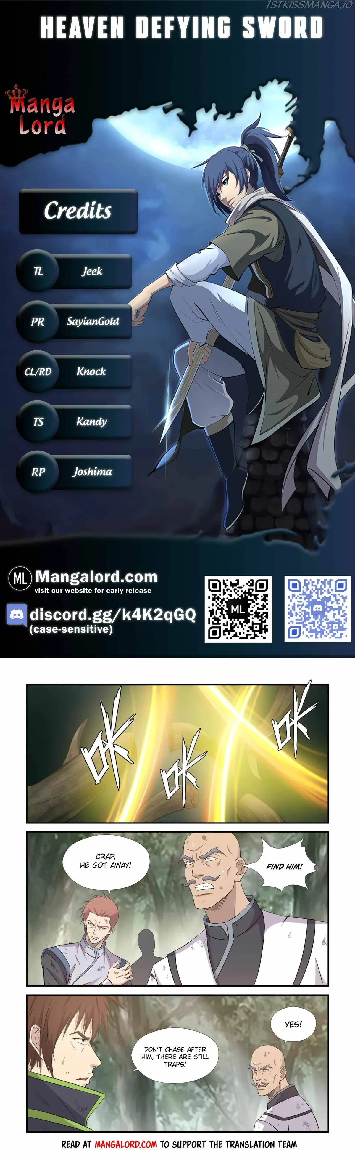 Heaven Defying Sword Chapter 401 Online - página 1