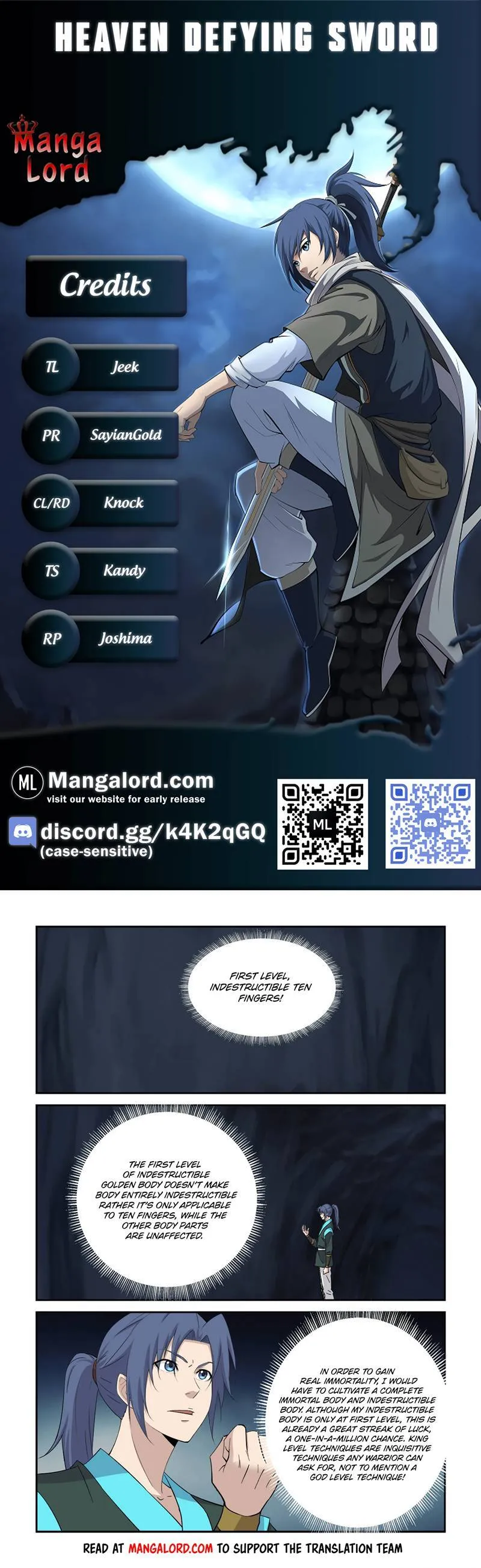 Heaven Defying Sword Chapter 415 Online - página 1