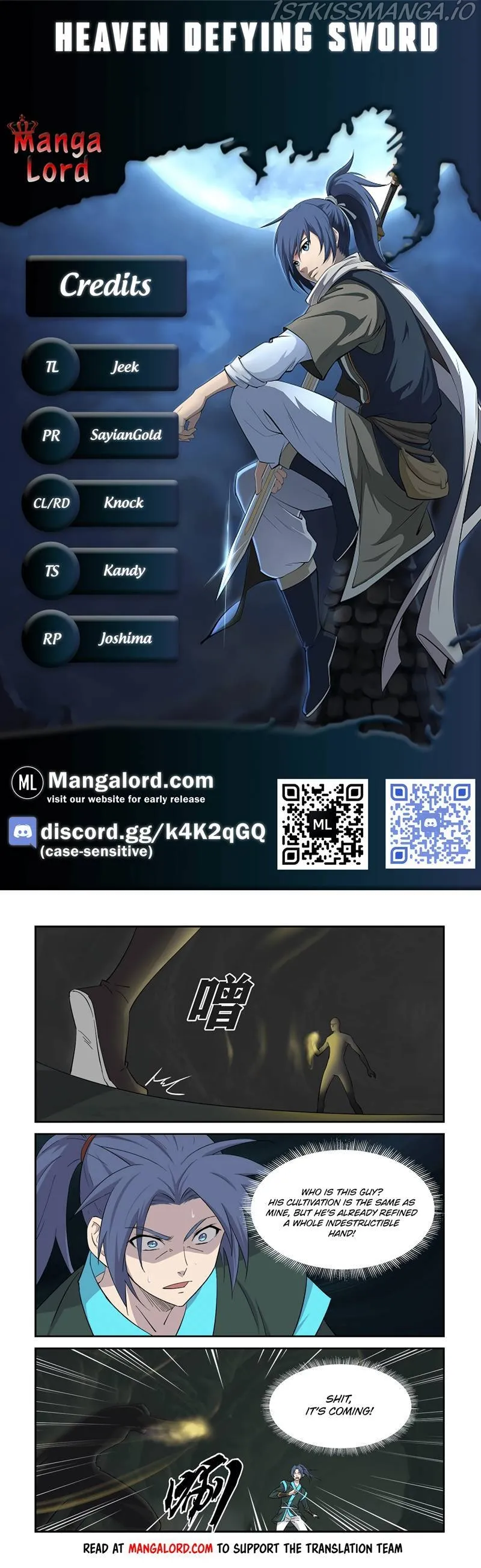 Heaven Defying Sword Chapter 416 Online - página 1