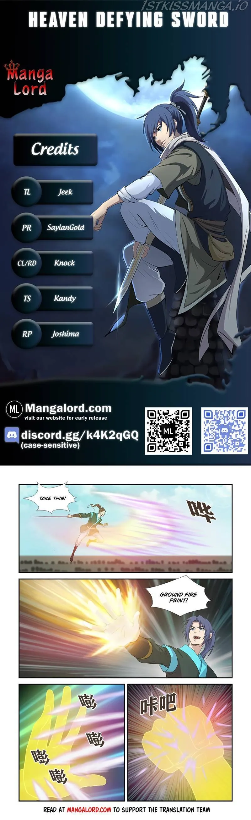 Heaven Defying Sword Chapter 419 Online - página 1