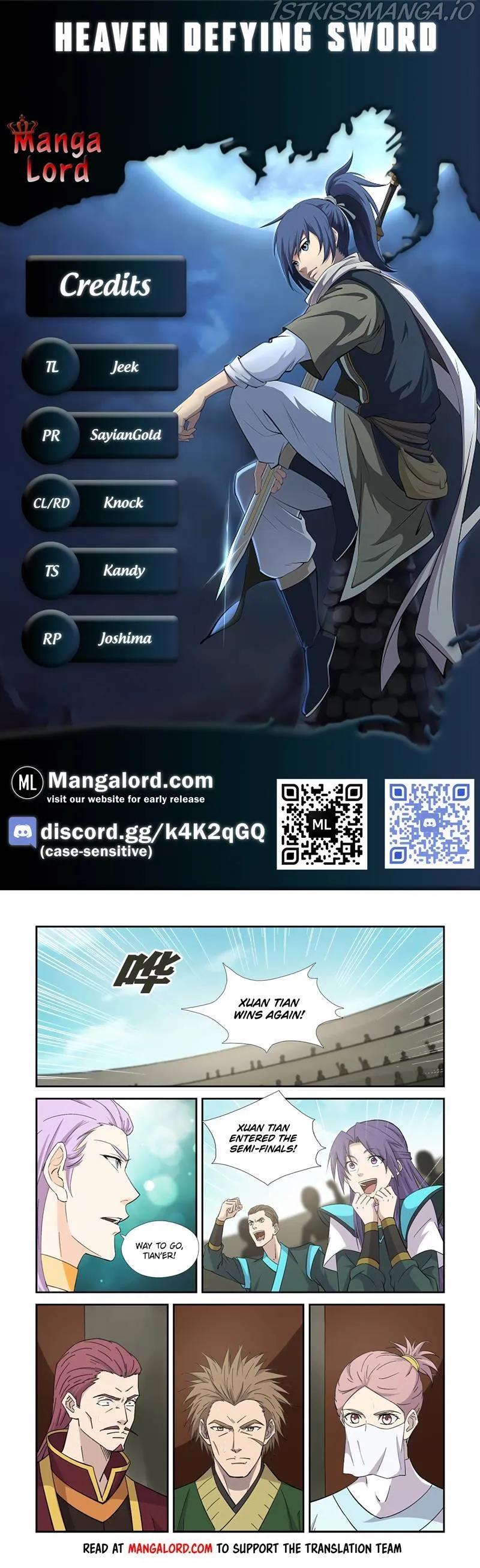 Heaven Defying Sword Chapter 421 Online - página 1