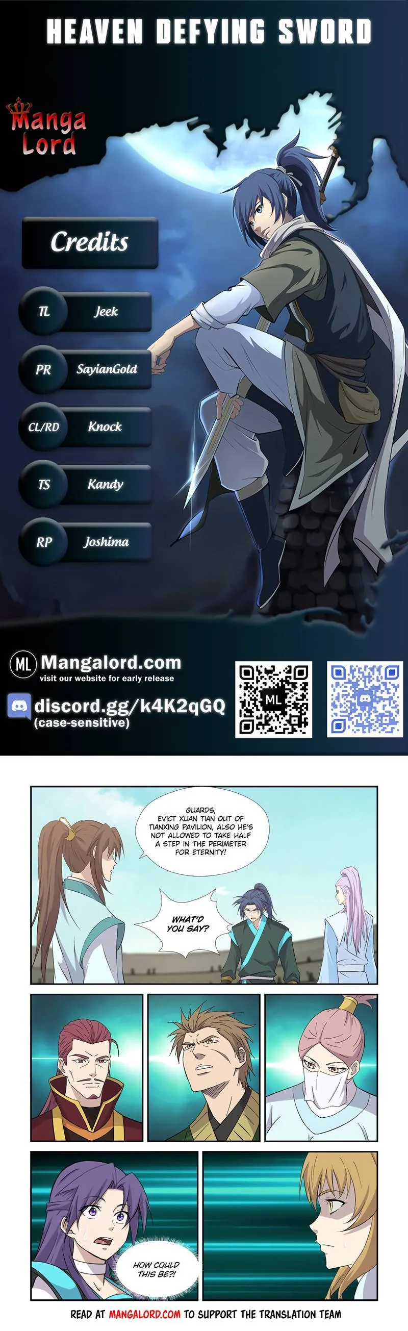 Heaven Defying Sword Chapter 425 Online - página 1