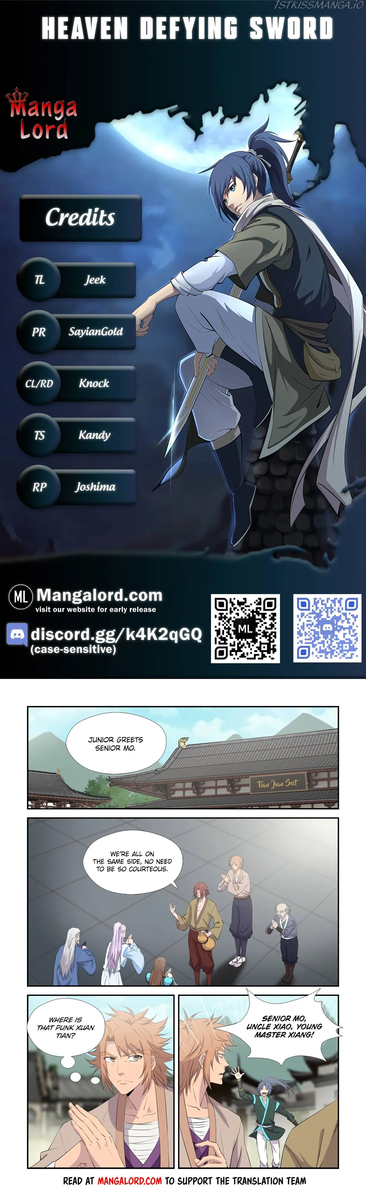 Heaven Defying Sword Chapter 432 Online - página 1
