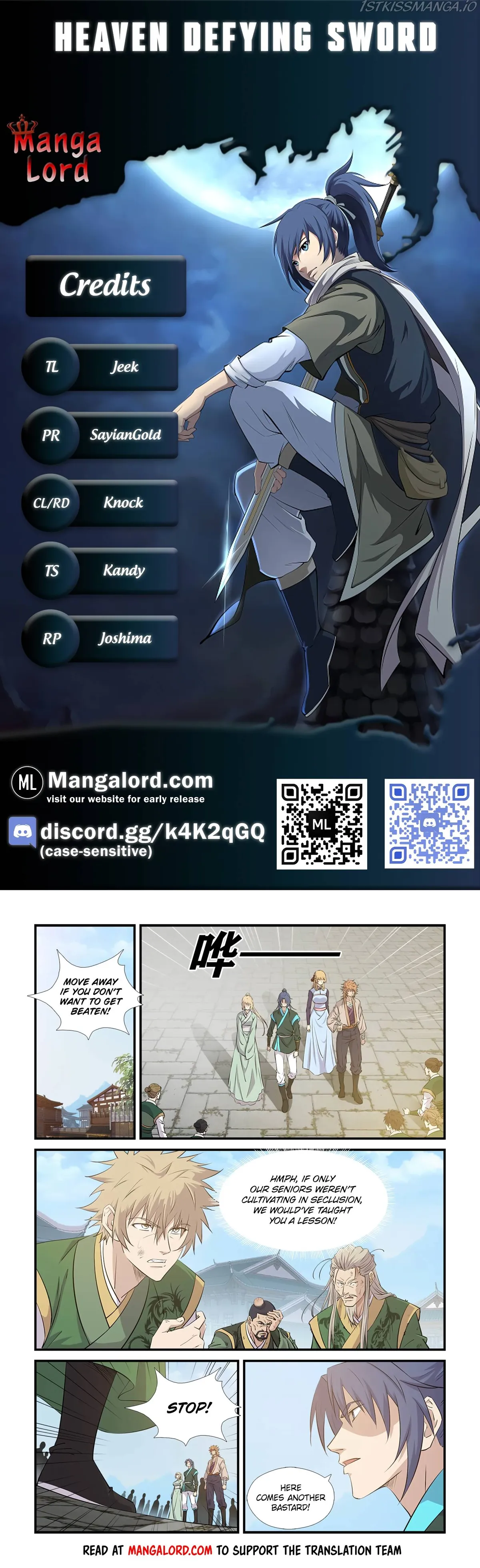 Heaven Defying Sword Chapter 440 Online - página 1