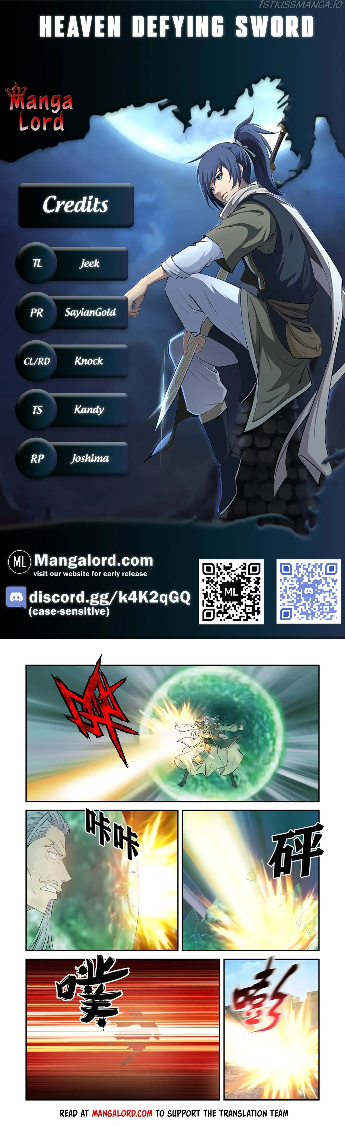 Heaven Defying Sword Chapter 442 Online - página 1