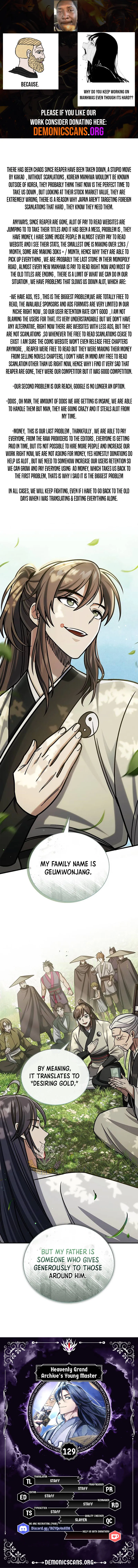 Heavenly Grand Archive’s Young Master Chapter 129 Online - página 1