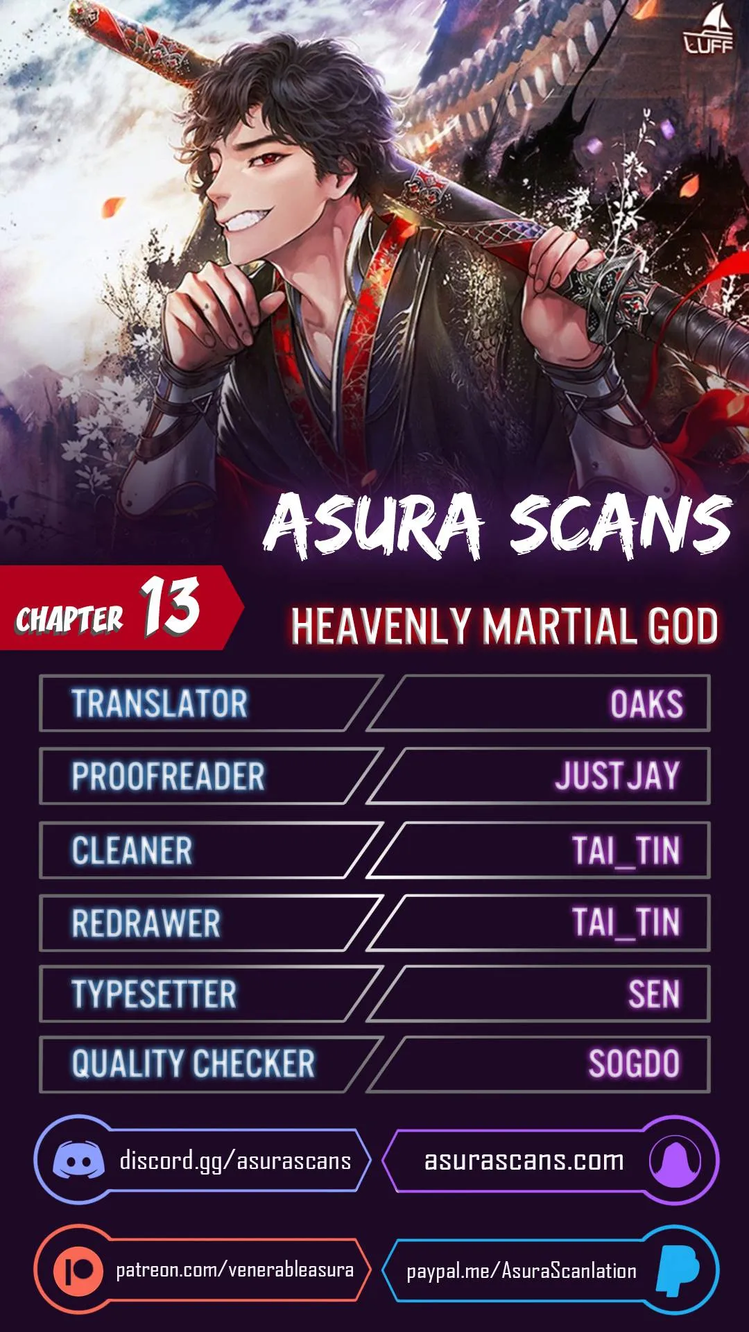Heavenly Martial God Chapter 13 Online - página 1