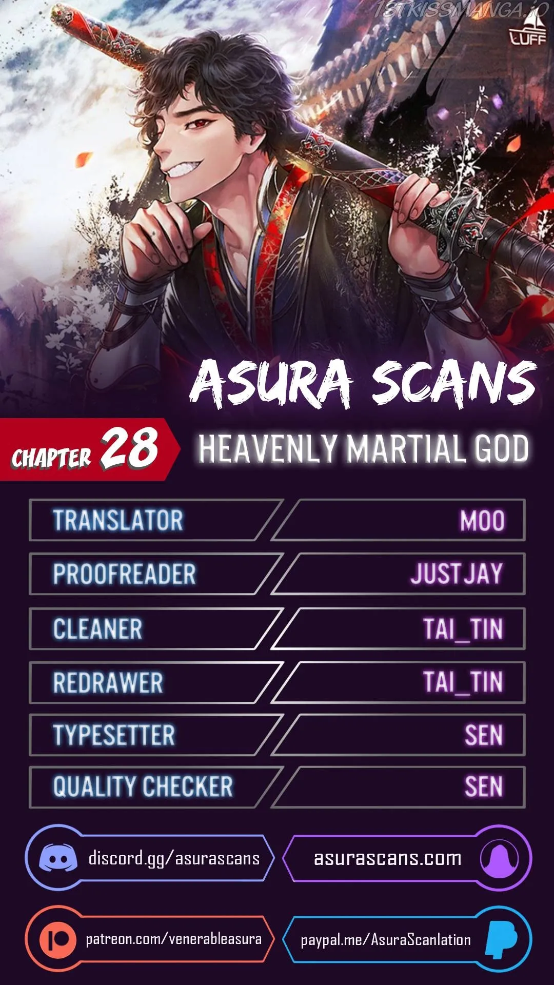 Heavenly Martial God Chapter 28 Online - página 1