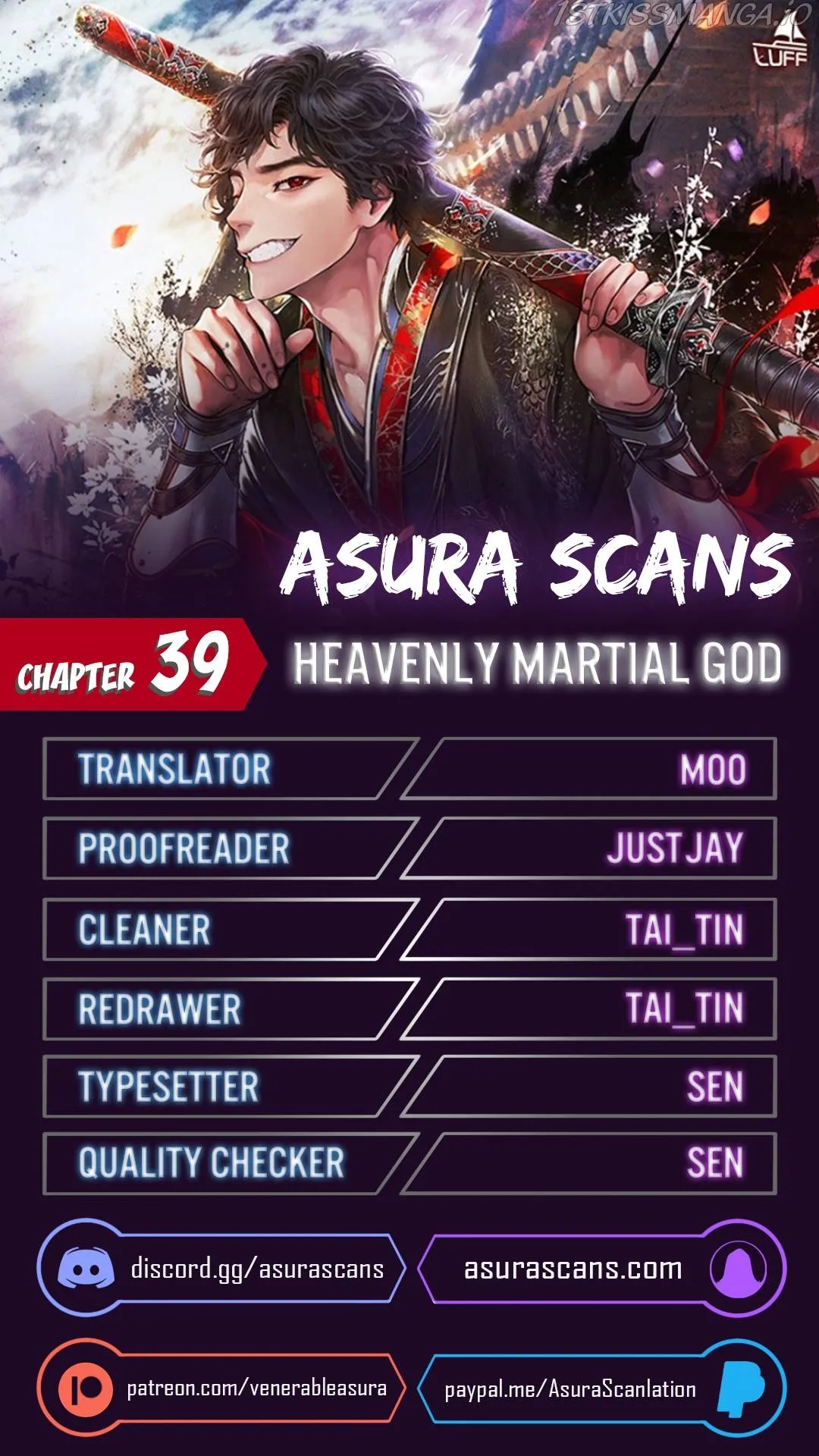 Heavenly Martial God Chapter 39 Online - página 1