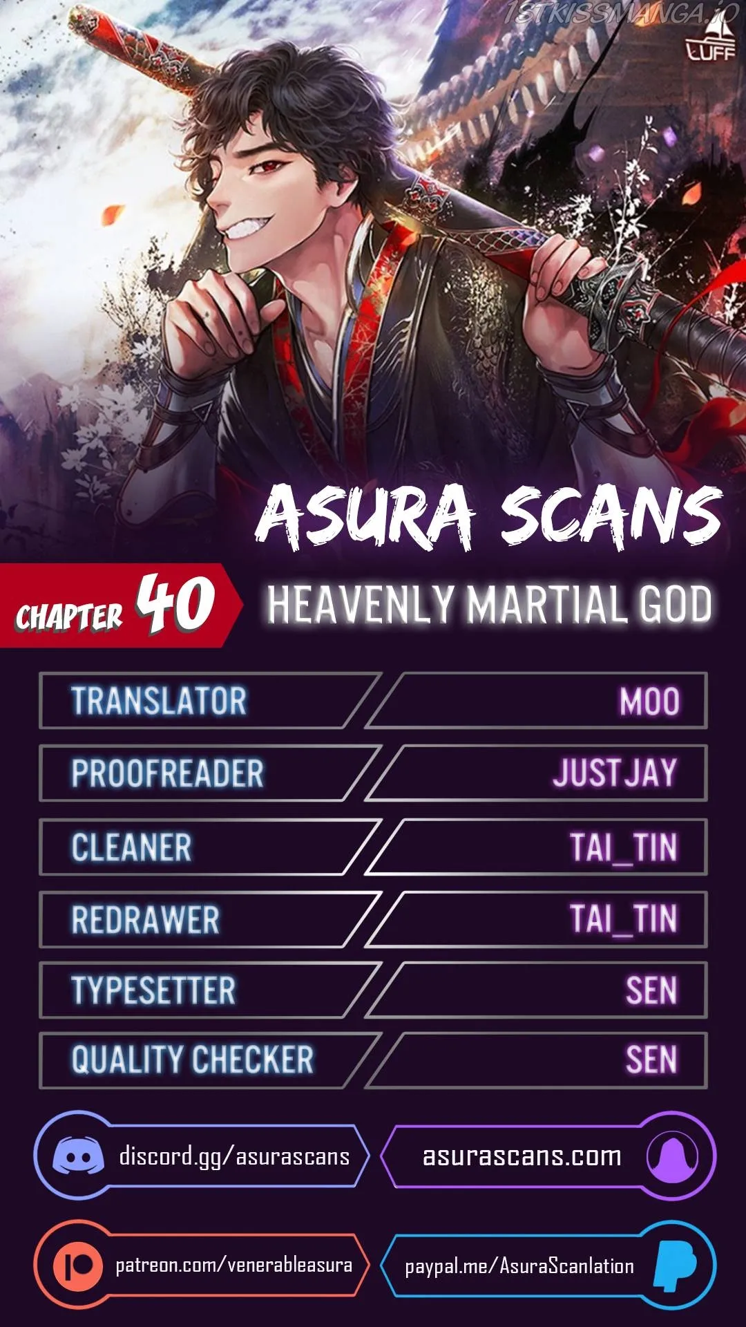Heavenly Martial God Chapter 40 Online - página 1