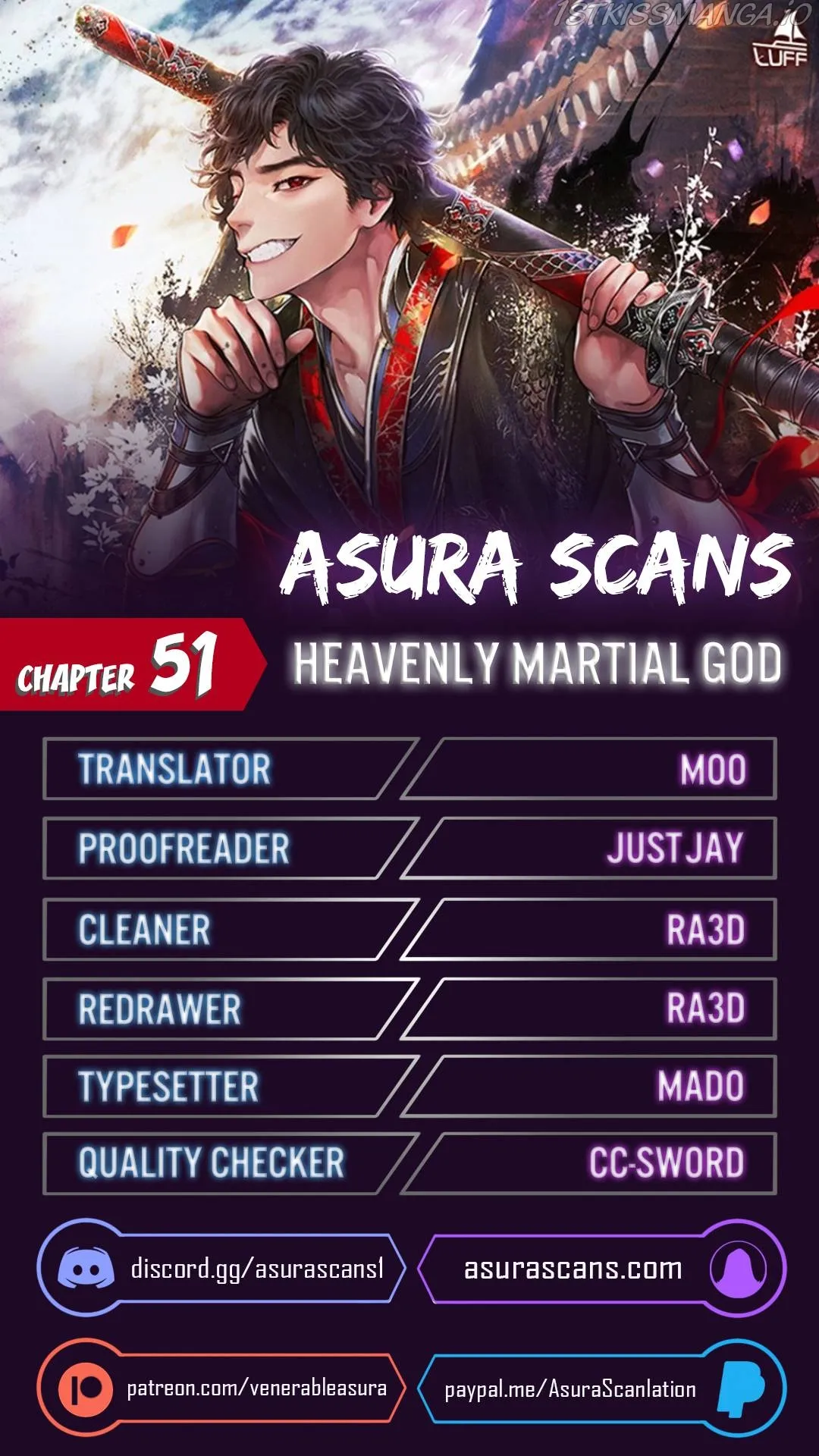 Heavenly Martial God Chapter 51 Online - página 1