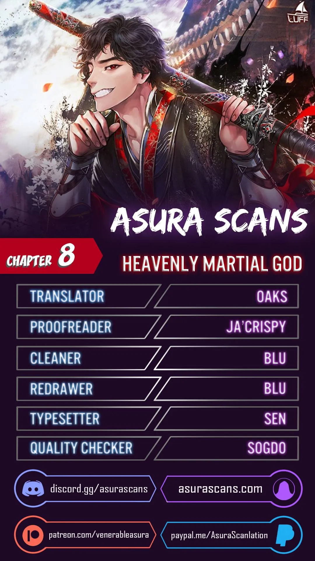 Heavenly Martial God Chapter 8 Online - página 1