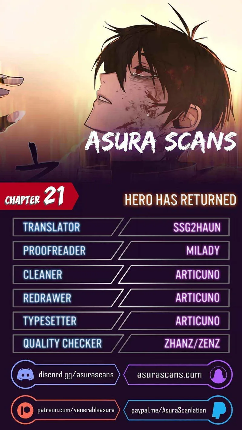 Hero Has Returned Chapter 21 Online - página 1