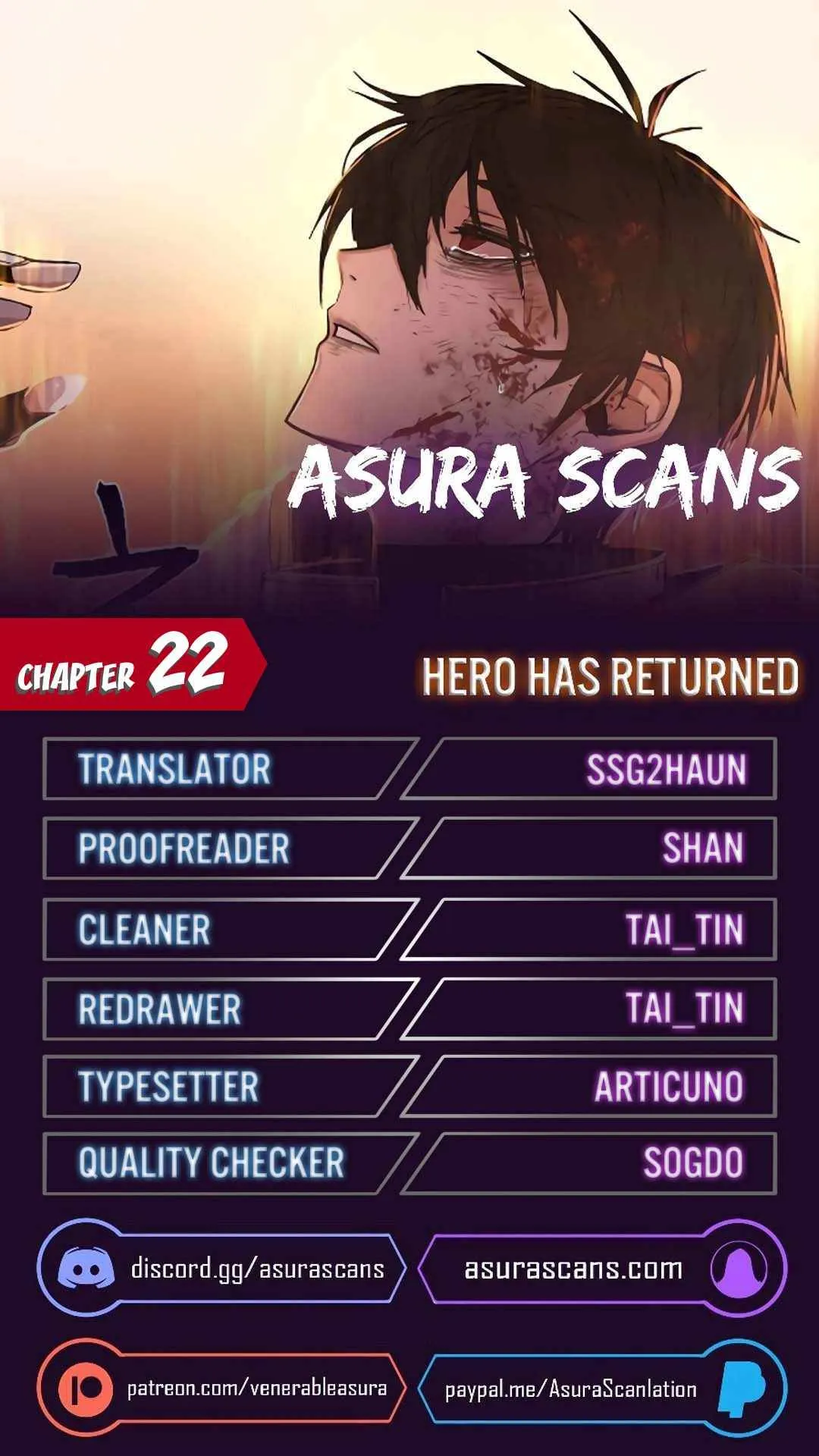 Hero Has Returned Chapter 22 Online - página 1