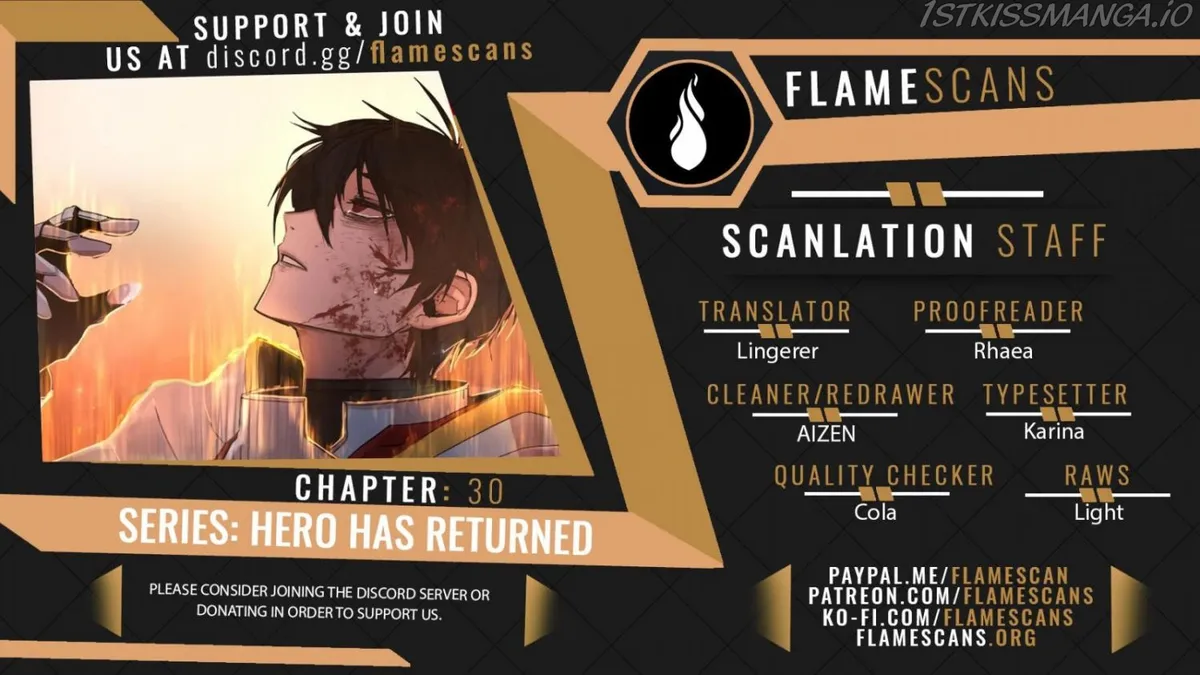 Hero Has Returned Chapter 30 Online - página 1