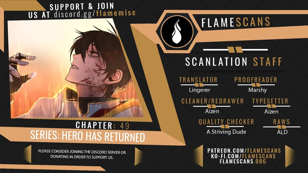 Hero Has Returned Chapter 49 Online - página 1