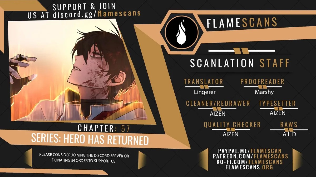 Hero Has Returned Chapter 57 Online - página 1