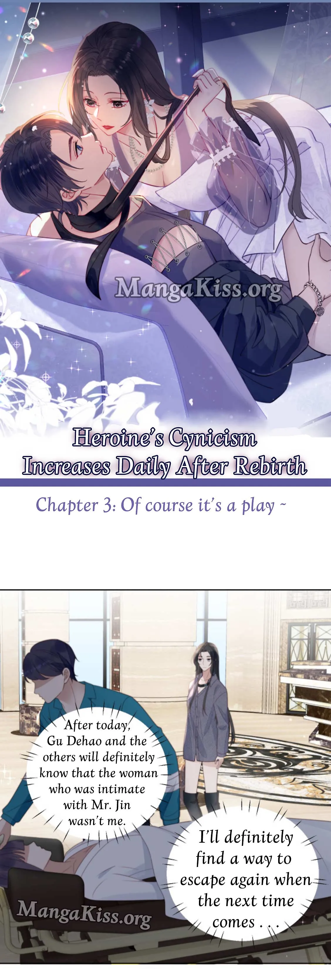 Heroine’s Cynicism Increases Daily After Rebirth Chapter 3 Online - página 1